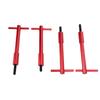 4PCS Valve Cover T Bar 1 4in 20 Red Aluminum Valve Cover Wing Nut Replacement for Chevy V8 1955 1986
