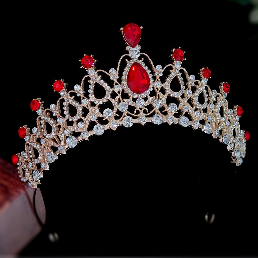 Princess Crown Tiara Children's High End Crystal Headband Girls Headband Little Girl Birthday Crown Baby Hair Accessories