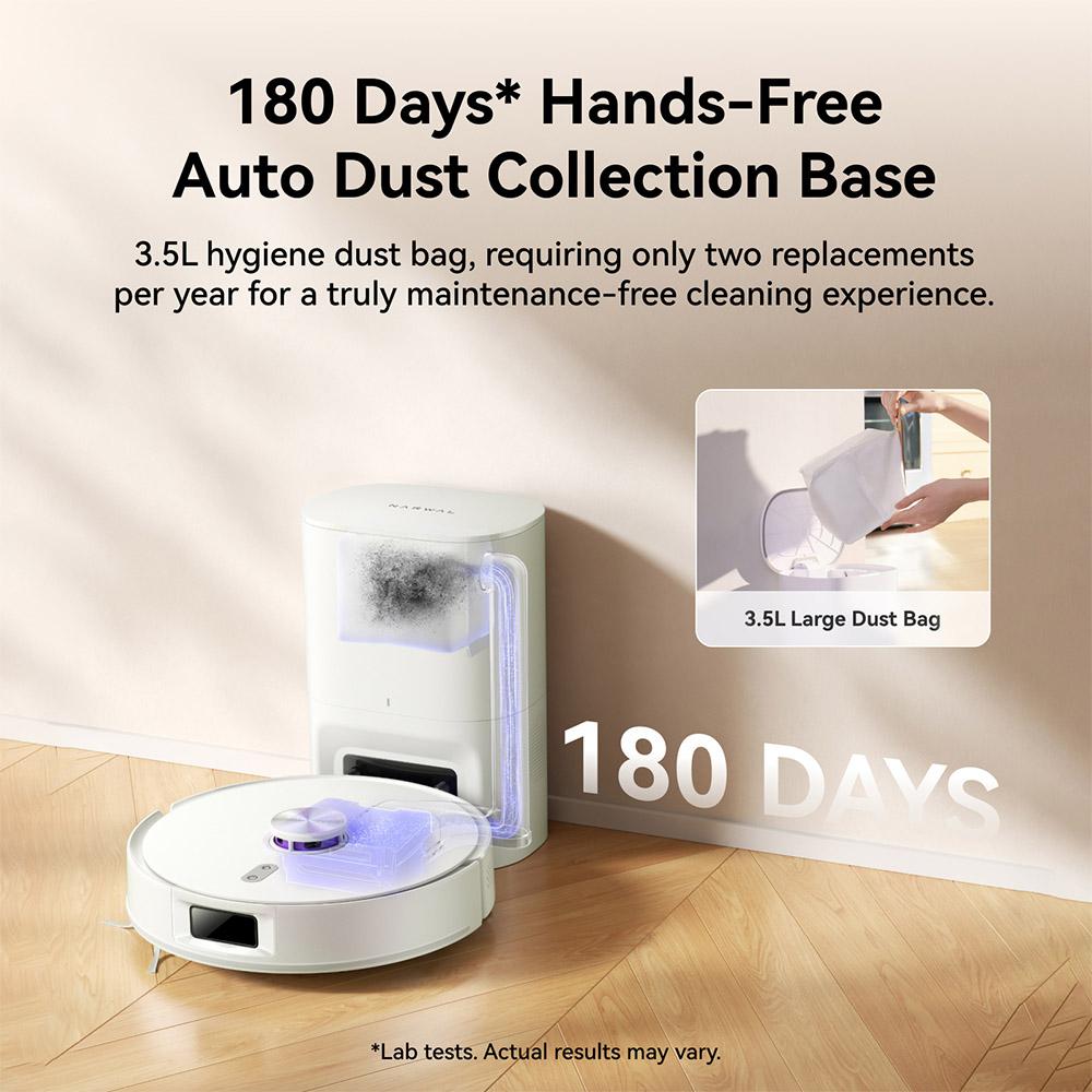 Narwal Freo S Saug- und Wischroboter, Automatische Staubabsaugung, 8000Pa Saugkraft, Smarte Navigation & Sprachsteuerung