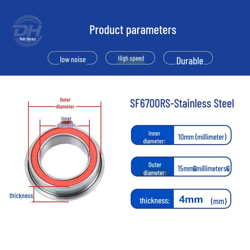 Rust-Proof Stainless Steel Miniature Pulley with Deep Groove Ball Bearing - Anti-Corrosion Gyroscope Ornament Accessory