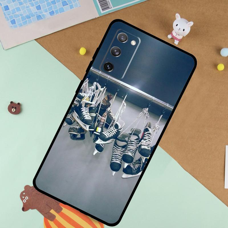 

Ice Hockey Sport Soft Case For Samsung Galaxy S25 Ultra S9 S10 S20 S21 S22 S23 S24 Plus S24 FE Funda Cover Galaxy S21 FE