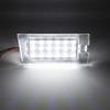 2PCS For Jeep Cherokee 2014-Up Canbus SMD White Led License Plate Lights Auto Parking Tag Lamps