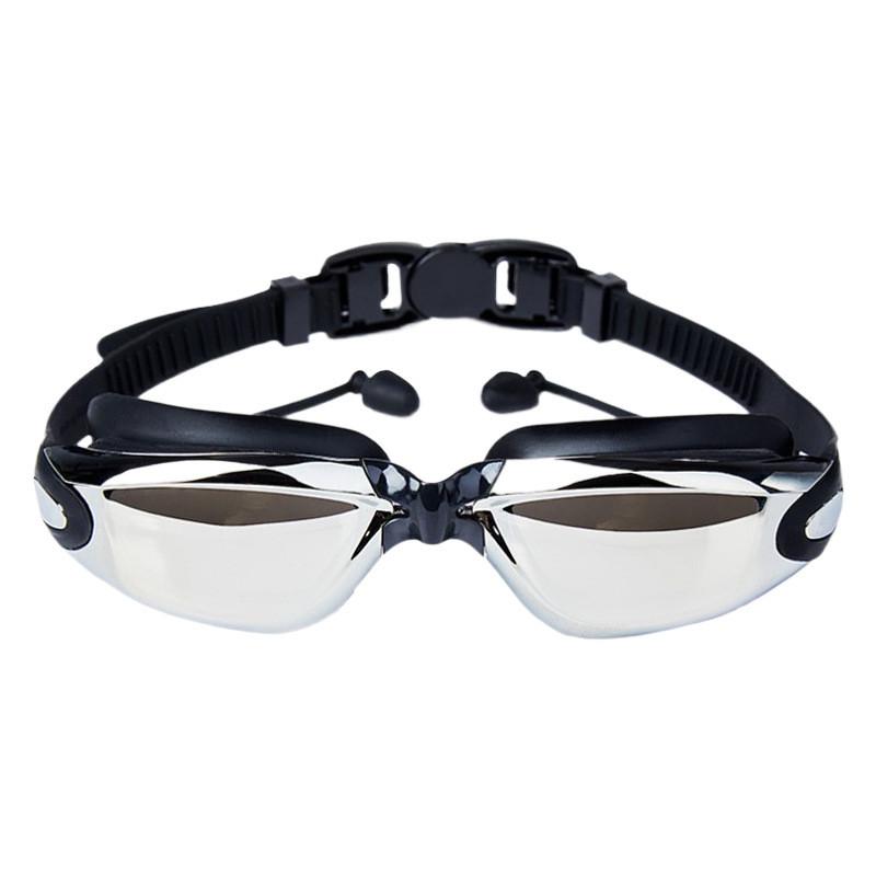 

Adult Swimming Goggles With Antifog Uv Protection For Water Sports And Training чорний