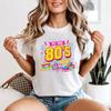 Unisexs Vintage 80s T Shirt Retro 1980 Party Outs Vibrant Print Tee