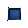 PU Leather Bedside Storage Tray Folding Desktop Organizer