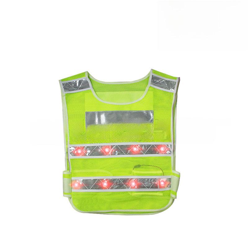 High-Visibility Reflective Safety Vest for Traffic and Construction Workers