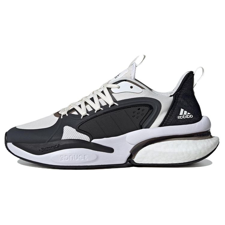 Adidas Alphaboost V1 Unisex Running Sneakers White Black IF6886 36 чёрный