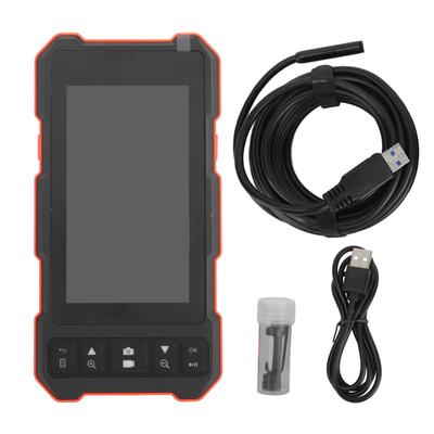 7.9mm Car Endoscope Dual Lens with 4.5in Screen IP67 Waterproof USB Charging 5 Meters Line