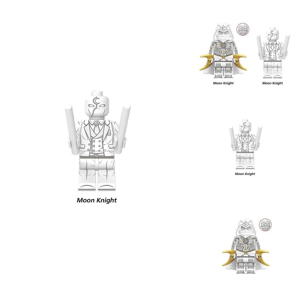 Two Moonlight Knight Minifigures With Props Fun And Engaging Gift For Children