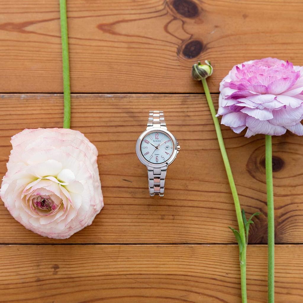 Casio Scene Radio Controlled Solar Watch SHW-5100DSG-7AJF Women's