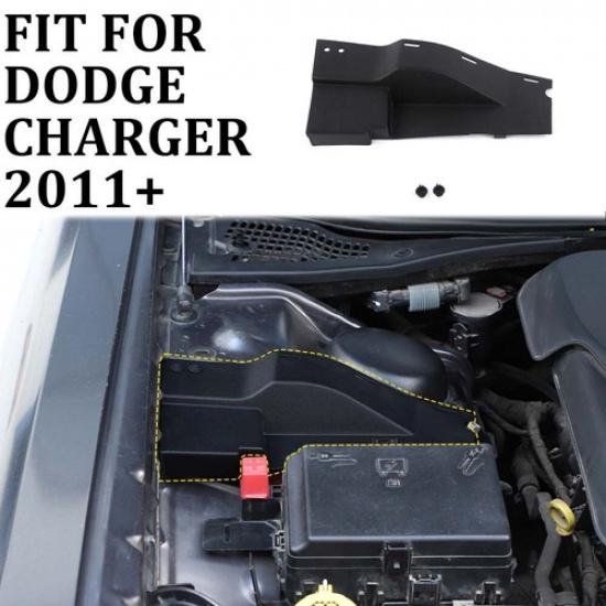 For Dodge Charger 11+ Challenger 15+ Engine Side Wire Dust Cap Cover Trim Black