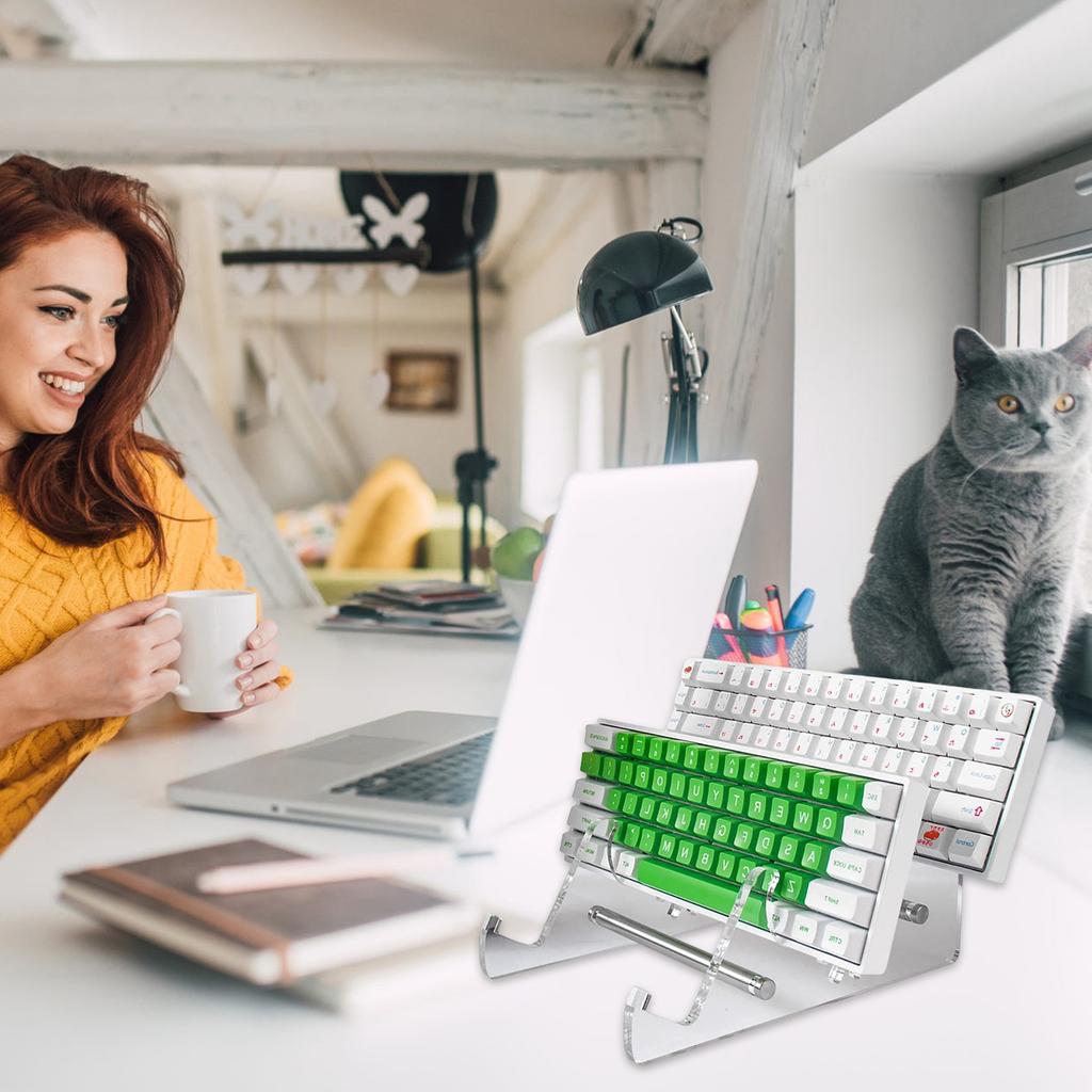 Keyboard Holder Transparent Acrylic Stand for Mechanical Computer Keyboard Stand