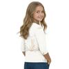 Kids' Casual Round Neck Printed 3/4 Sleeve Top, Back to School