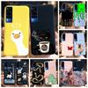 For Vivo Y31 2021 Case Cute Duck Cat Cartoon Coque Matte Soft Silicone Back Cover For Vivo Y51 Y51A Y53s Y 31 V2036 V2030 Fundas