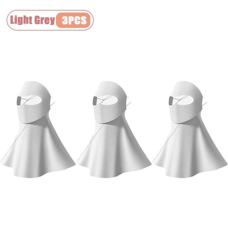 1-10PCS Ice Silk Face Mask Women Cooling Breathable UV Protection Eye Cover Summer Sun Mask Dustproof Stylish Face Gaiter