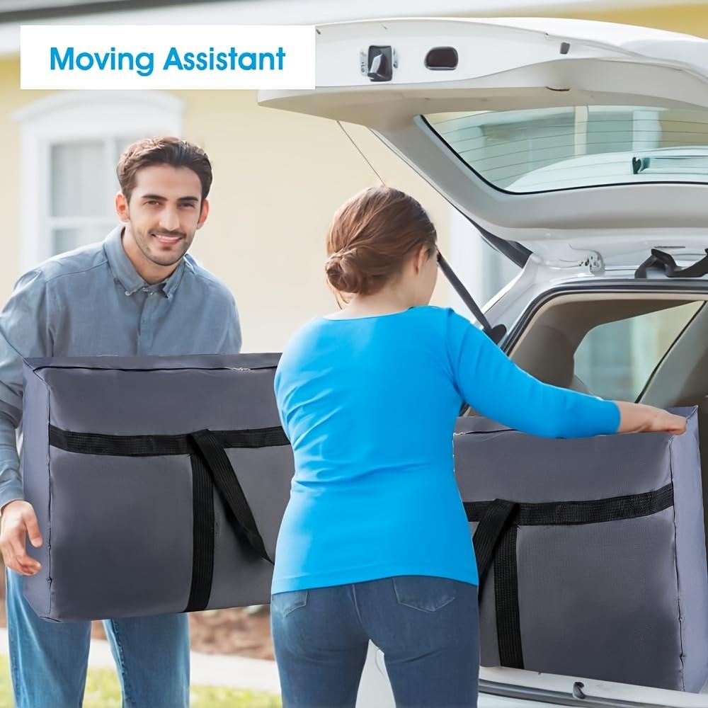 2pcs Extra Large Waterproof Moving Luggage Bags Laundry Shopping Bag Foldable Luggage Travel Bag Large Capacity Quilt Organizer