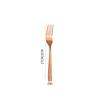 6-Piece Cross-Handle Snake Pattern Titanium-Plated Stainless Steel Cutlery Set (Knife, Fork, and Spoon)