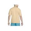 Nike Crew Neck Pullover Casual Short Sleeve Knit Top Men Tops Yellow FJ5244-252