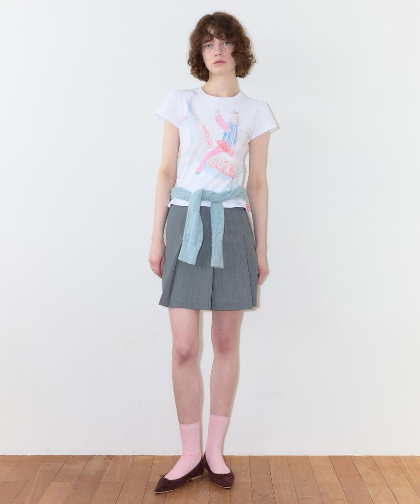 SINOON Big Unicorn Puff T-Shirt (Blue)