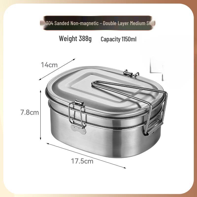 304 Stainless Steel Bento Lunch Box