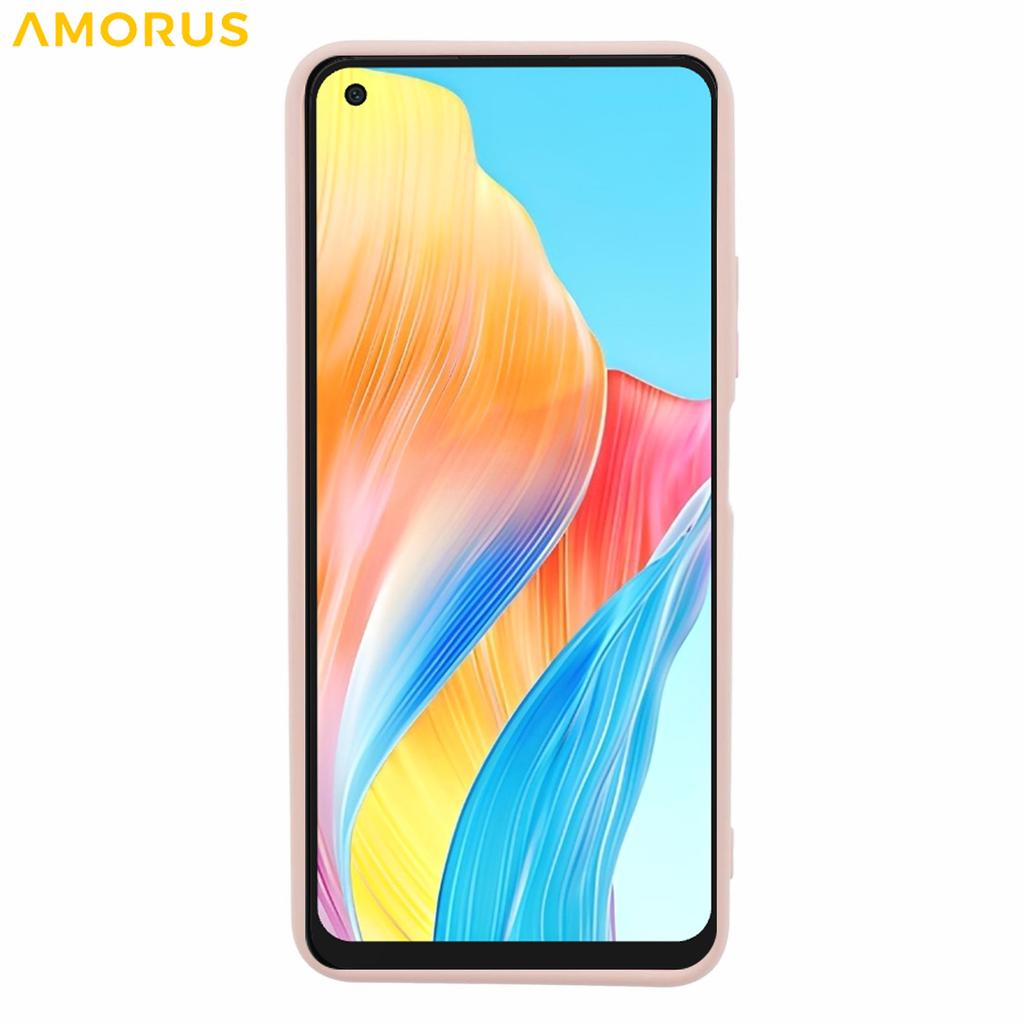 For Oppo A78 4G Case Precise Cutouts TPU Fiber Lining Shockproof Phone Cover