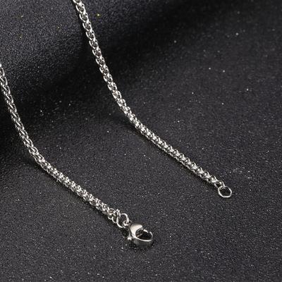 New Men's Pendant with Titanium Steel Neck Chain Head Trimming Keel Single Chain