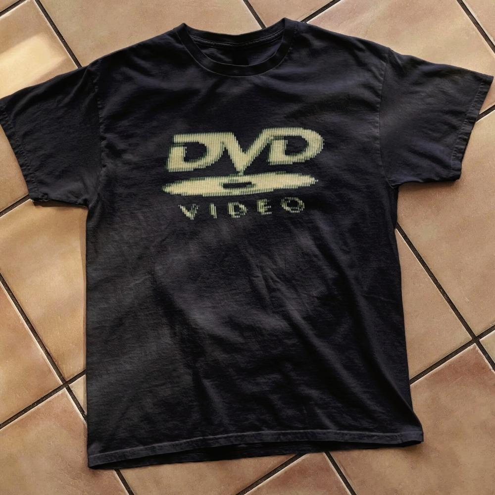 Retro Graphic T Shirt Men Vintage Cotton Tee Funny Video Logo Print Top Casual Summer Oversized Streetwear Fashion Short Sleeve