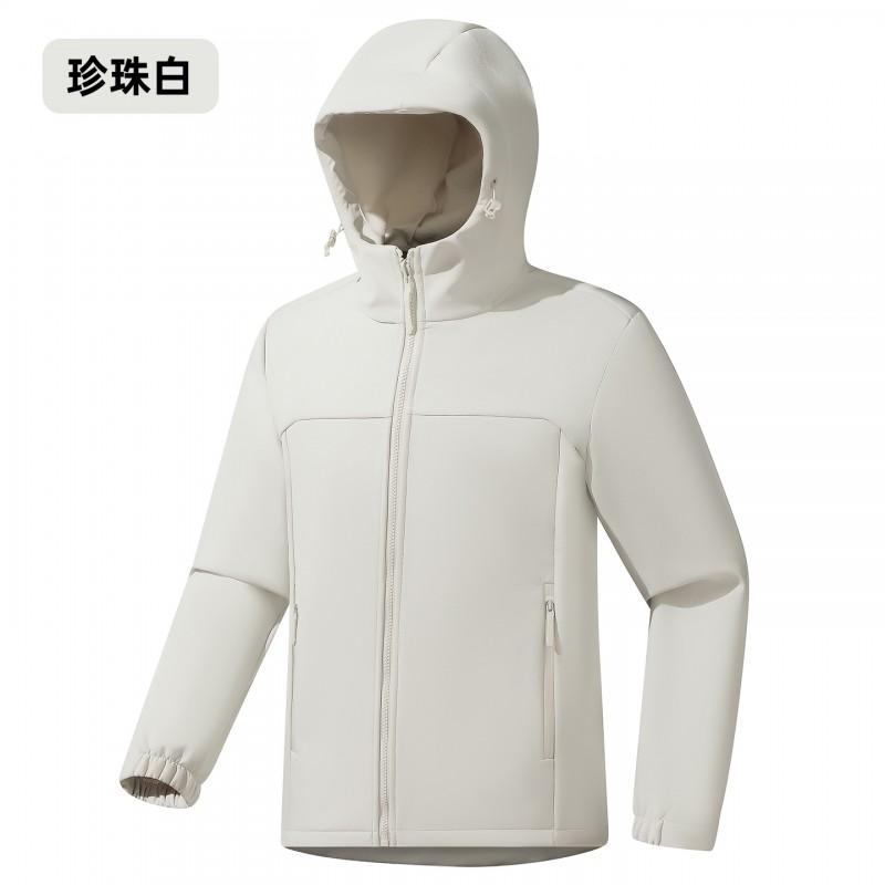 Men Women Waterproof Windproof Softshell Jacket Hooded Outdoor Hiking Climbing Travel Lightweight Breathable Casual Sport Coat