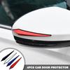 4Pieces 3D Sticker Car Door Protector Garage Rubber Wall Guard Bumper Safety Parking Wall Protection Car-styling Car Accessories Interior Mirrors 6