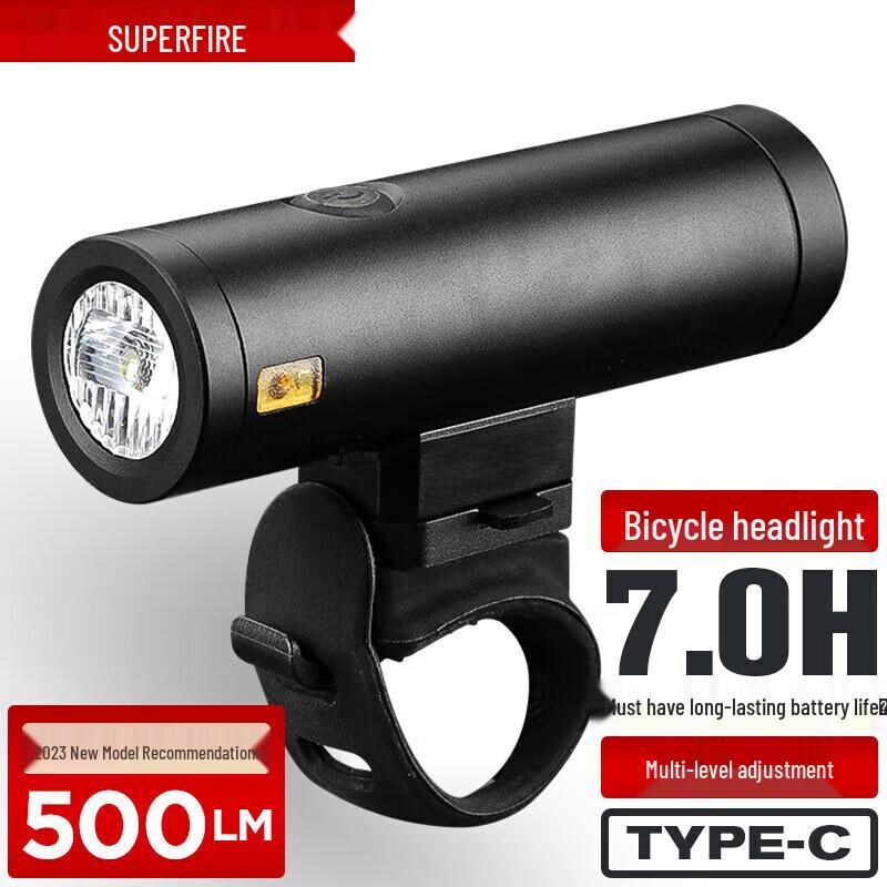 SUPERFIRE BL30 Rechargeable Bicycle Headlight Flashlight