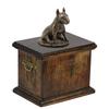 Bulterier, Bull Terrier Iv - Urn For Dog Ashes, Urn With Figurine, Elegant Urn In Classic Style Brand Art-Dog