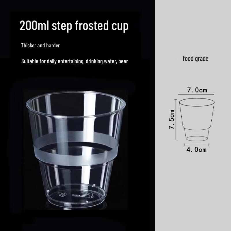 Disposable Frosted Tea Cups