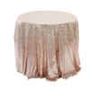 Polyester Sequin Tablecloth Solid Color Glitter Tablecloth Sparkling Table Cover  Wedding Birthday