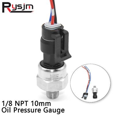 HD 1pc 5V Stainless Steel NPT1/8 Oil Fuel Air Pressure Transducer Transmitter Sensor Sender Unit 145Psi 215Psi 300Psi 500Psi
