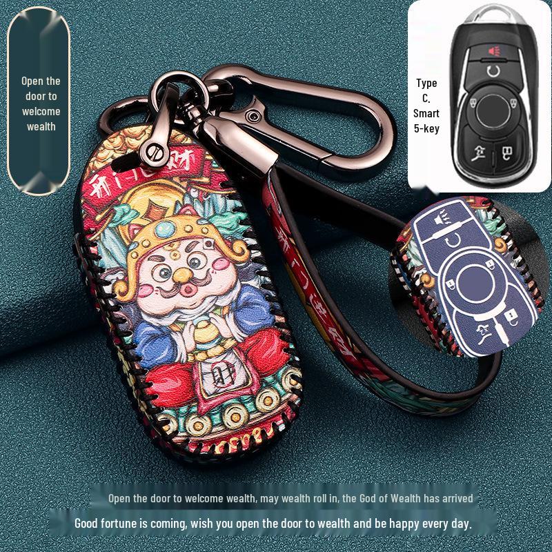 Buick Excelle, Verano, Envision, Enclave, GL8, LaCrosse, GL6, Regal Key Case: High-End Car Key Shell