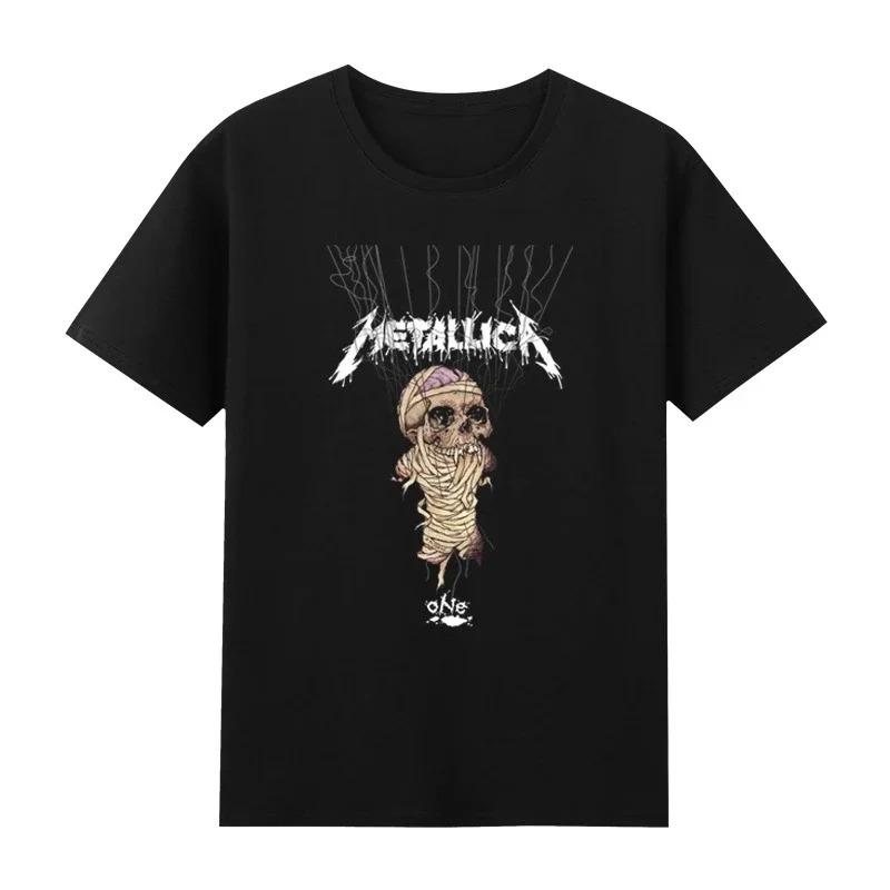 Rock Band 2026 Men Women Cotton Y2k Graphic Hiphop Style Shirt Suitable for Both Men and Women Summer Printed T-shirt