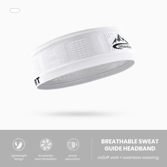 Sports Headband Sweat Absorbing Breathable Stretch Outdoor Fitness Running Yoga Cycling Basketball Sweatband Men Women Hair Accessories