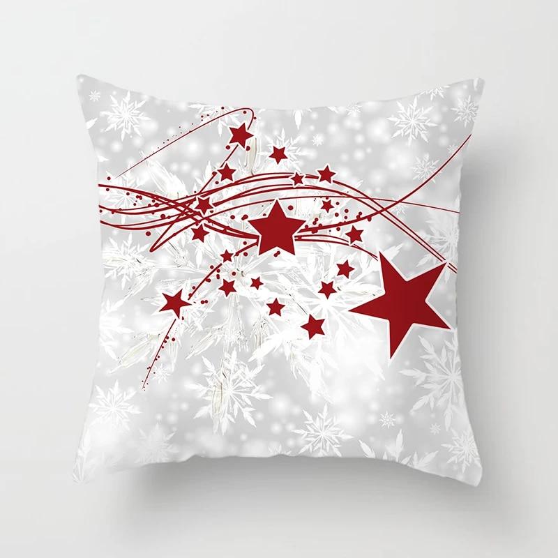 

Рождественские домашние наволочки с рождественским принтом для кровати, украшения для дома, наволочки, рождественские декоративные наволочки 60x60cm