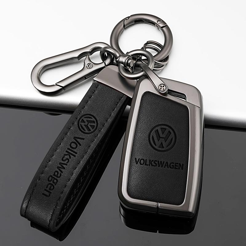 Zinc Alloy Car Remote Key Case Cover Shell Protection Auto Keychain Accessories For VW Volkswagen Passat B8 Tiguan Magotan Golf USX3