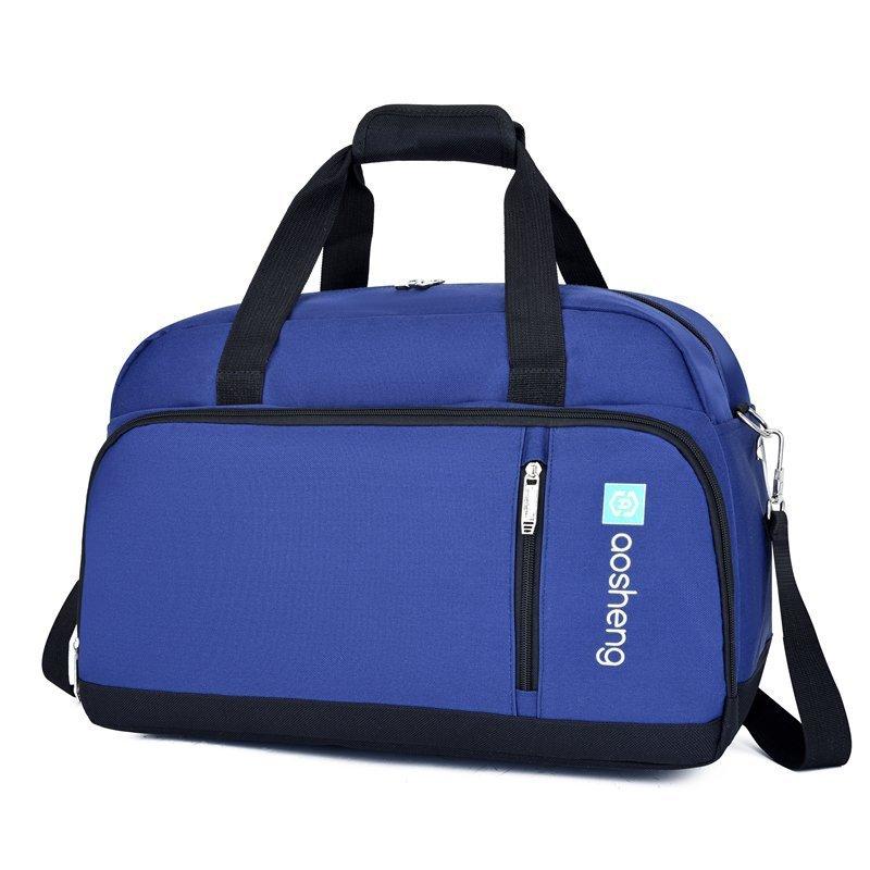 Travel bag Large capacity portable men's sports training bag Lightweight waterproof shoulder duffel bag Short-distance travel boarding bag