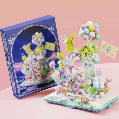 Candy House Building Set Fantasy Candy House Ferris Wheel Building Block Toys Birthday Christmas Gifts For Girls Boys