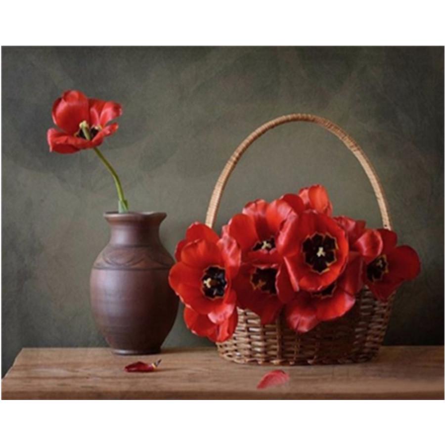 Full 5D Diy Diamond Painting Beautiful Flower Diamond Embroidery Full Lay Anime Cross Stitch Kits Home Decor Handmade Gift