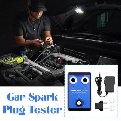 ST100 Spark Plug Tester 12V In-Line Wire Ignition Plug Spark Plug Diagnostic Pen Auto Engine Tester Analyzer Tool Test Car O4T9
