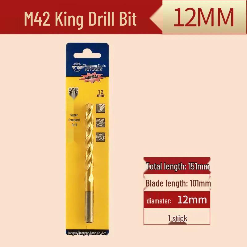 Tiangong M42 Overlord 8% Cobalt High-Speed Steel Twist Drill Bit for Stainless Steel