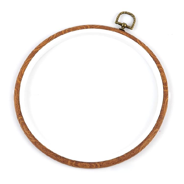 Decorative Crosses Stitching Hoop Embroidery Frame Round Embroidery Hoop Embroidery Circle Rings for Craft Enthusiasts