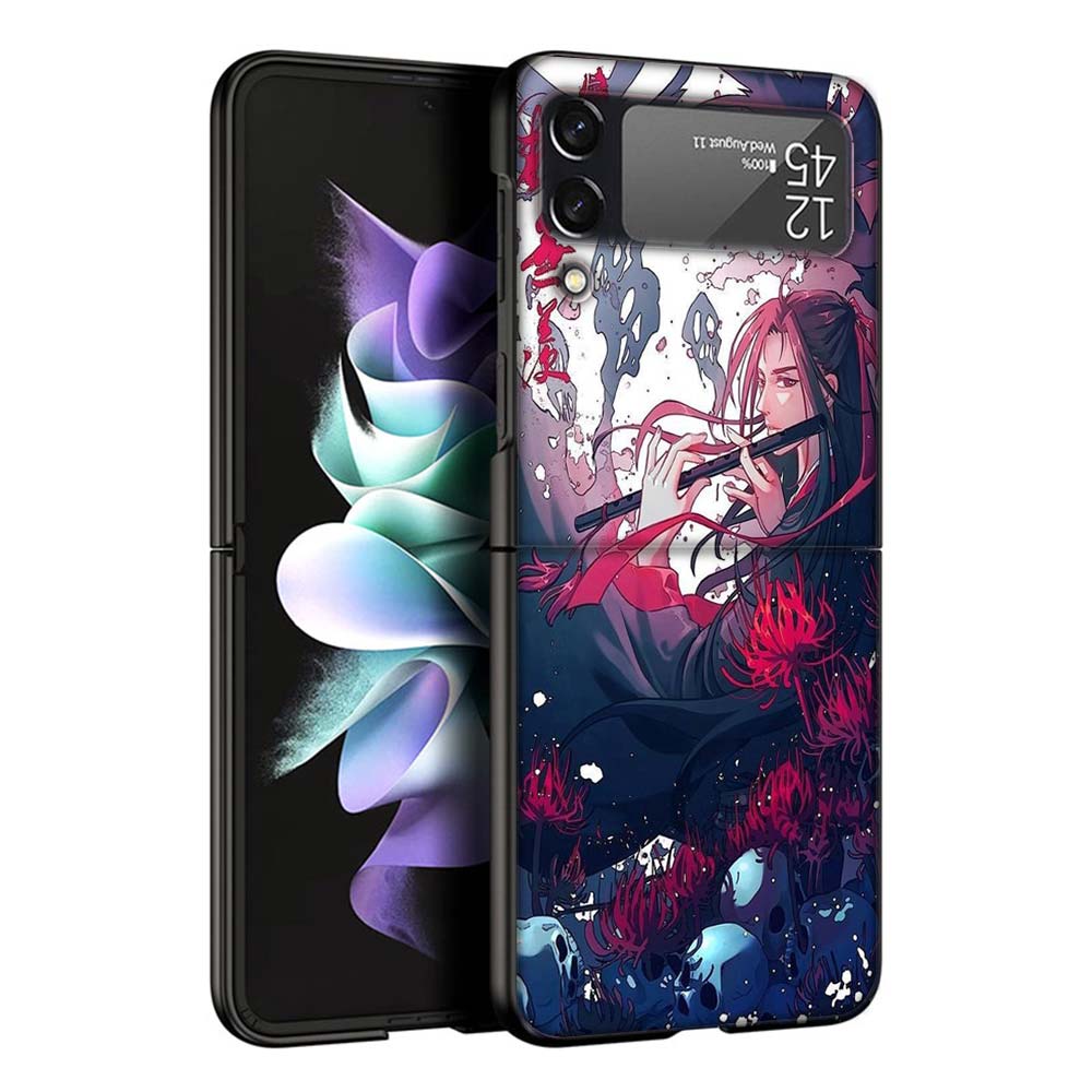 Anime Mo Dao Zu Shi Cases For Samsung Galaxy Z Flip 4 5 6 7 3 Z Flip7 Flip6 Flip4 Flip5 Flip3 5G Hard Shockproof Fundas Cover Ga