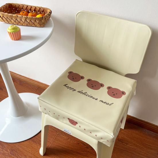 

Подушка на стул мультяшный дизайн съемная моющаяся милая подушка для сиденья с рисунком медведя для гостиной домашний декор