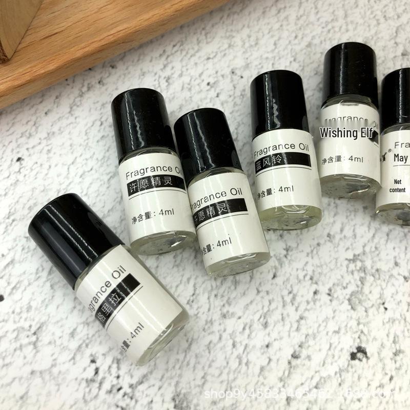 4ml High Concentration Rollerball Glass Bottle for Aromatherapy with Car Diffuser Stone and Scented Paper White Gardenia (Gardenia Scent)