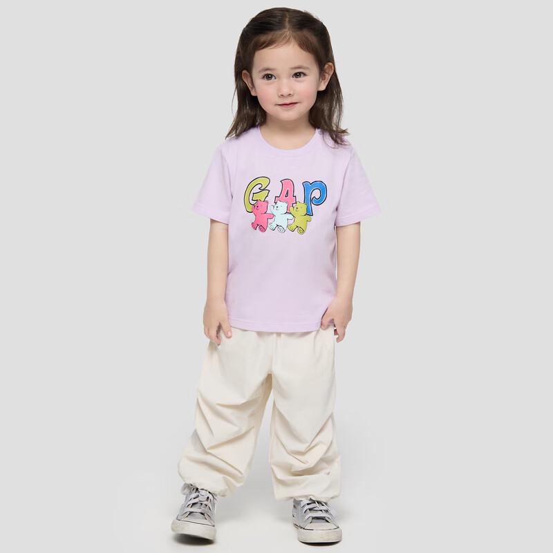 GAP Girls' Toddler Cotton Logo Bear T-Shirt
