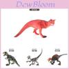 Conjunto de Miniaturas Realistas de Dinossauros com Vários Modelos Fabricados em Material PVC Durável